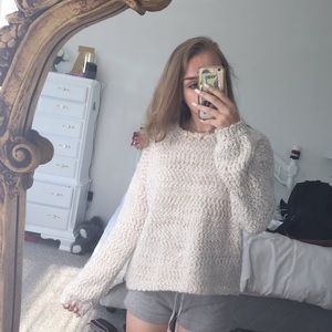brand new YES LOLA cream sweater